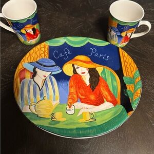 Colorful Café Paris Dining Set